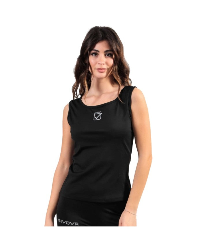 Givova Basic Canotta Sportiva Nera Unisex