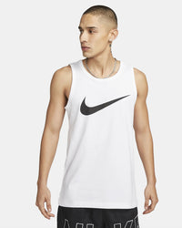 Nike Sportswear Swoosh Canotta Bianca Nera Uomo — immagine 1