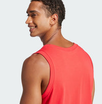 Débardeur de sport Adidas Essentials Aeroready Rouge Homme — immagine 4