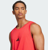 Débardeur de sport Adidas Essentials Aeroready Rouge Homme — immagine 5