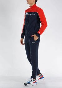 Champion Completo Tuta Blu Rosso Uomo — immagine 2