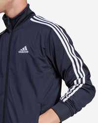 Ensemble survêtement Adidas Basic 3-Stripes Tricot Bleu Homme — immagine 4