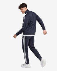 Ensemble survêtement Adidas Basic 3-Stripes Tricot Bleu Homme — immagine 5