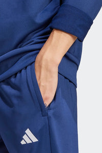 Adidas Sportswear Big Logo French Terry Completo Tuta Blu Uomo — immagine 3