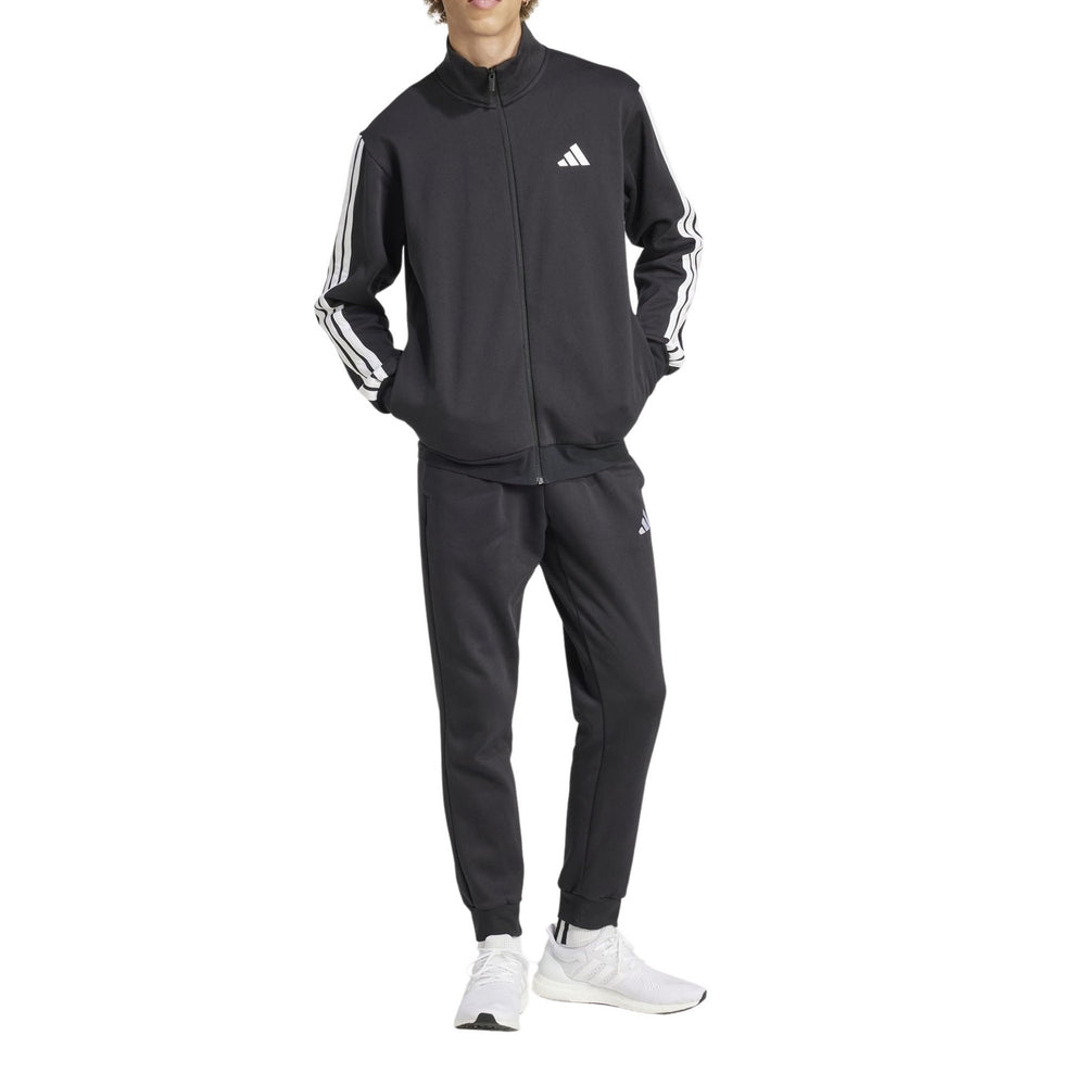 Adidas Sportswear Completo Tuta Nero Bianco Uomo