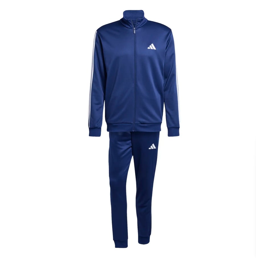 Adidas Survêtement Basique 3 Bandes Ensemble Survêtement Bleu Homme
