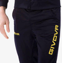 Combinaison de survêtement Givova Visa jaune et bleue pour homme — immagine 2