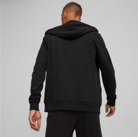Puma Casuals Sweat à capuche zippé noir homme — immagine 5
