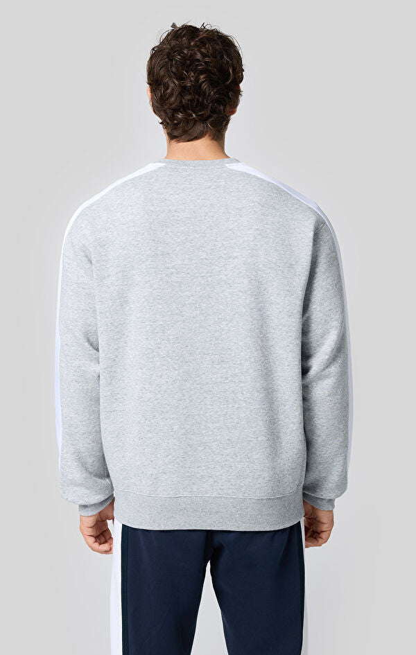 Champion Crewneck Sweats  Felpa Girocollo Grigia Uomo