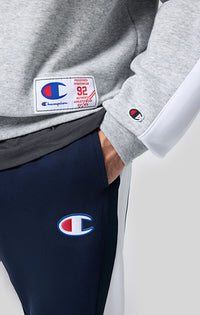 Champion Crewneck Sweats Sweat-shirt ras du cou gris homme — immagine 4