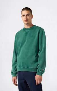 Champion Icons Felpa Girocollo Verde Uomo — immagine 1