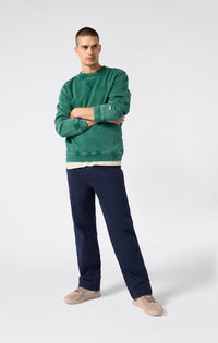Champion Icons Felpa Girocollo Verde Uomo — immagine 2