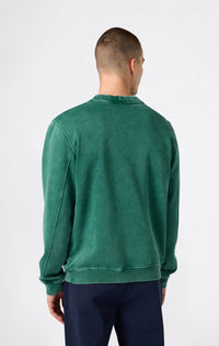Champion Icons Felpa Girocollo Verde Uomo — immagine 5