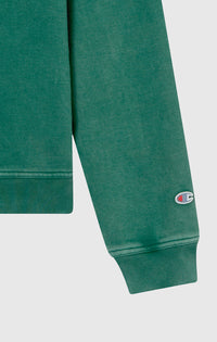 Champion Icons Felpa Girocollo Verde Uomo — immagine 6