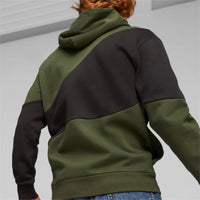 Puma Power Catt Sweat à Capuche Vert Homme — immagine 4