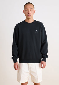 Jordan Brooklyn Fleece Crewneck Sweat-shirt à col rond noir homme — immagine 2
