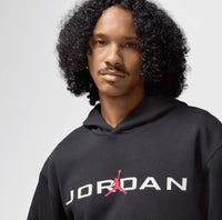 Jordan MJ Baseline Hoodie Sweatshirt à Capuche Noir Homme — immagine 3