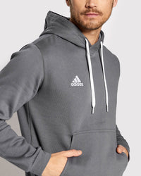 Adidas Essentials Polaire 3 Bandes Sweat-shirt Zippé à Capuche Gris Homme — immagine 3