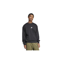 Sweat ras du cou polaire Adidas Essentials Feelcozy noir pour homme — immagine 2