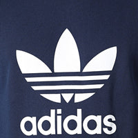 Adidas Adicolor Classics Trefoil Sweat-shirt col rond Bleu marine Homme — immagine 2