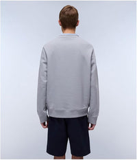 Sweat-shirt col rond Napapijri Balis gris homme — immagine 2
