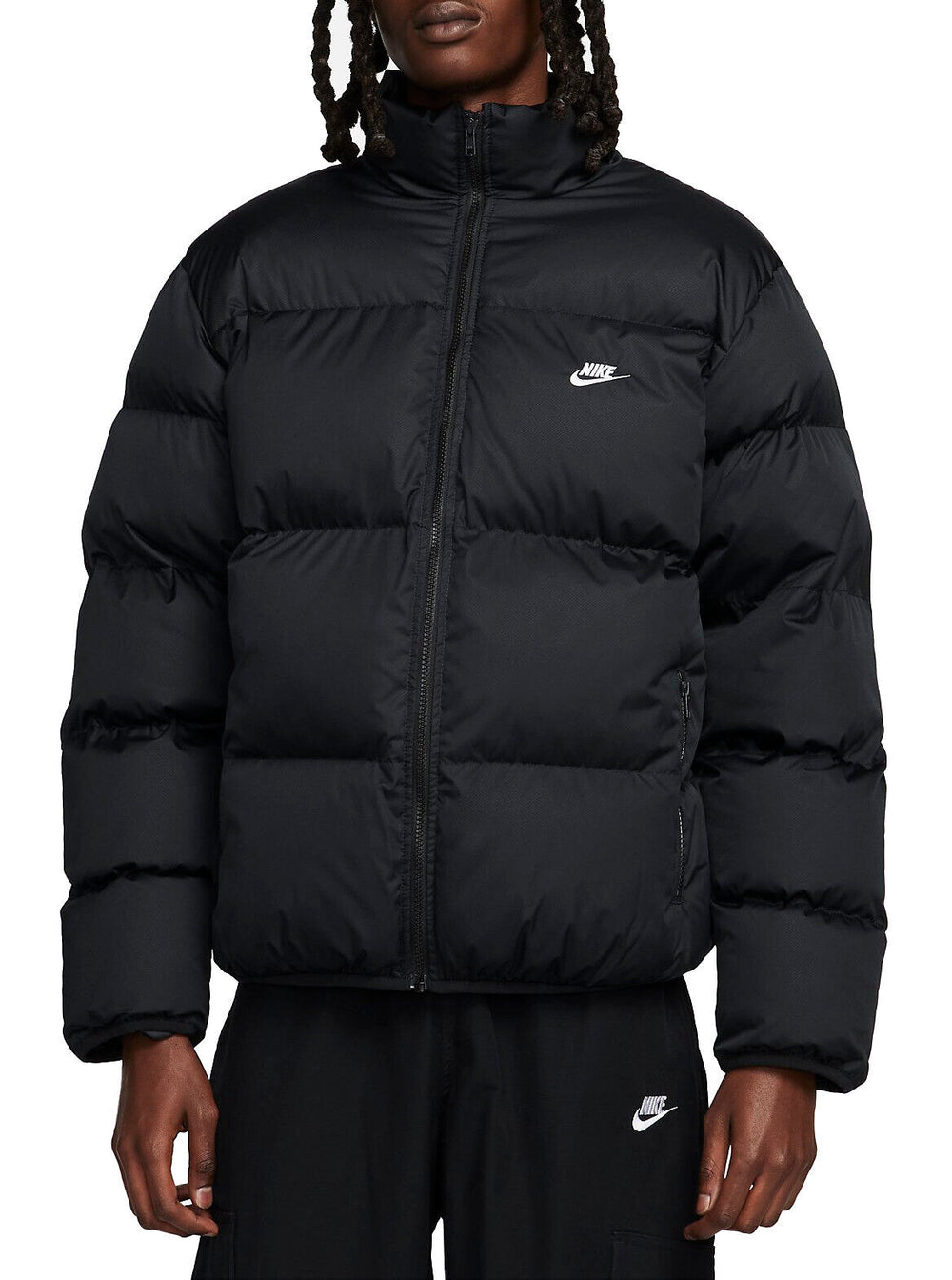 Nike Air Jordan Down Giubbotto Con Cappuccio Nero Uomo