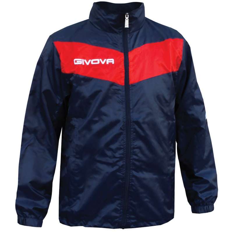 Givova Imperméable Scudo Bleu Rouge Unisexe