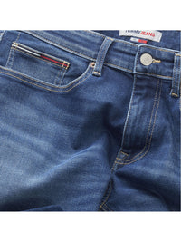 Tommy Hilfiger Jean slim Austin en denim bleu foncé pour homme — immagine 3