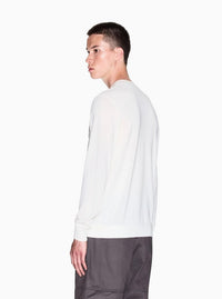 Armani Pull col rond blanc homme — immagine 3