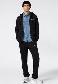 Champion Authentic Straight Hem Pantaloni Tuta Nero Uomo — immagine 3