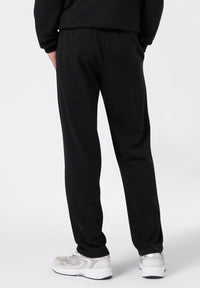 Champion Authentic Straight Hem Pantaloni Tuta Nero Uomo — immagine 4