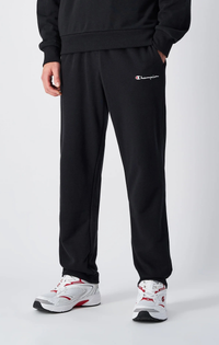 Champion Straight Hem  Pantaloni Tuta Nero Uomo — immagine 2