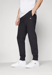 Champion Pantalon de survêtement avec poignets côtelés Noir Homme — immagine 2