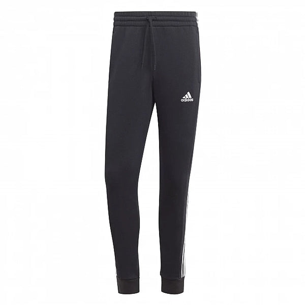 Adidas 3S Pantaloni Tuta Neri Bianchi Uomo
