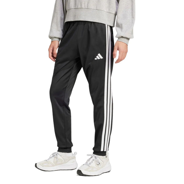 Adidas 3S Tricot Pantaloni Tuta Neri Bianchi Uomo