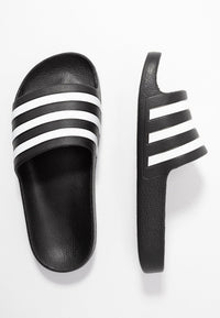 Adidas Adilette Aqua Claquettes Noires Unisexe — immagine 1