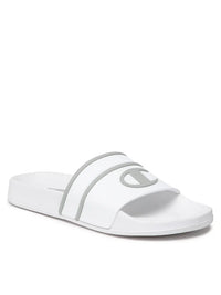 Champion Atlanta Claquettes Blanc Gris Unisexe — immagine 2