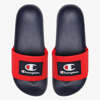 Champion Slide Arubo Claquettes Bleu Rouge Homme — immagine 1