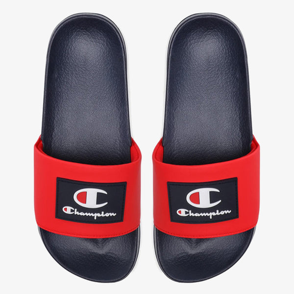 Champion Slide Arubo Ciabatte Blu Rosse Uomo