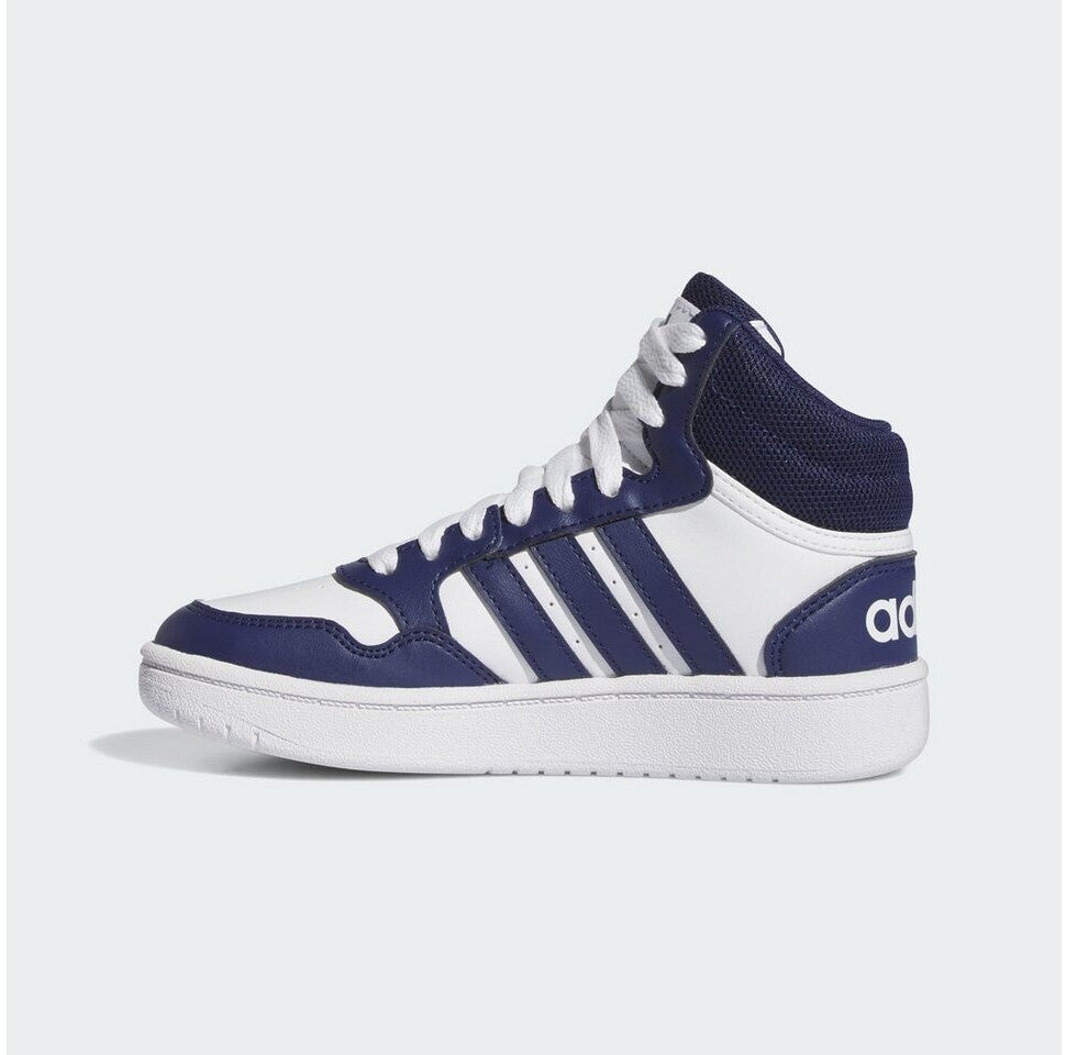 Chaussures Adidas Hoops Mid Blanc Unisexe