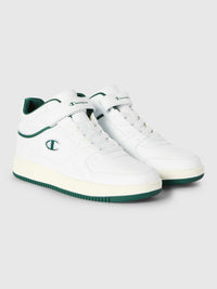 Champion Mid Cut Chaussures blanches Homme — immagine 2