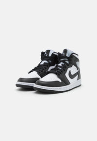 Jordan 1 Mid Panda Scarpe Bianche Nere Unisex — immagine 2