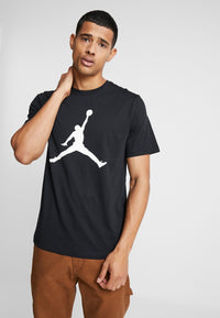 Jordan T-shirt da Uomo Jumpman Logo Nera — immagine 4