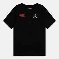 T-shirt Air Jordan Stack Crew Noire Originale pour le Basket — immagine 1