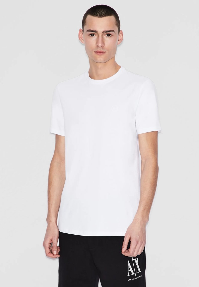 Armani Exchange T-shirt Maniche Corte Bianca Uomo