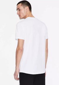 Armani Exchange T-shirt Maniche Corte Bianca Uomo — immagine 2