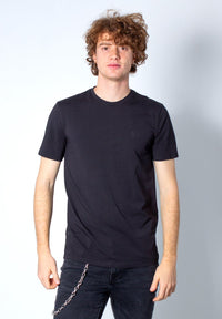 Armani Exchange T-shirt Maniche Corte Blu Uomo — immagine 1