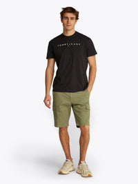 T-shirt Tommy Jeans Noir Homme — immagine 3