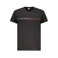 T-shirt noire Tommy Hilfiger pour homme — immagine 1