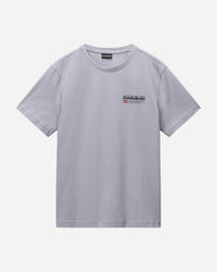 T-shirt Napapijri Kasba Manches Courtes Grise Homme — immagine 1